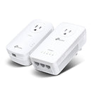 TP-Link TL-WPA8631P KIT AV1300 Gigabit Pass-through Powerline ac Wi-Fi Kit (New)