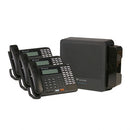 Vertical Vodavi VS-5000B-330B Summit 4x8 KSU with Voicemail and Three 30-Button Phones
