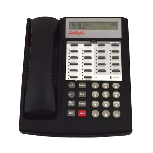 How To Answer, Hold, And Retrieve A Call On The Avaya 18D Euro Style Phone