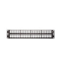 PATCH PANEL, BLANK, HD, 48-PORT, 2 RMS