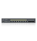 10-Gigabit 8-port PoE++ layer 2+ switch