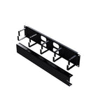 PANEL CABLE MGMT METAL RING AND COVER 2U