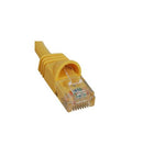 PATCH CORD, CAT 6, MOLDED BOOT, 14'  YL