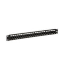 PATCH PANEL,CAT 6, FEED-THRU 24-P,1RMS