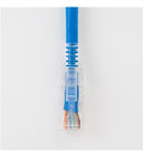 PATC CORD CAT6 CLEAR BOOT 25' BLUE