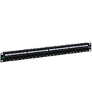 PATCH PANEL, CAT 6A, 24-PORT, 1 RMS