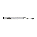 Tripp Lite U442-DOCK8G-GG laptop dock/port replicator Wired USB 3.2 Gen 1 (3.1 Gen 1) Type-C Black, Gray