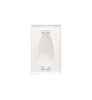 FACEPLATE 1 GANG BULK NOSE WHITE