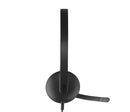 Logitech 981-000507 headphones/headset Wired Head-band Office/Call center Black