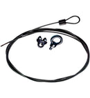 Black 10 Foot Cable and Clamp