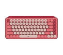 Logitech 920-010709 keyboard Universal Bluetooth English Burgundy, Pink, Rose