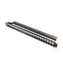 24 PORT BLANK PATCH PANEL 1U