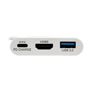Tripp Lite U444-06N-HU-C laptop dock/port replicator USB 3.2 Gen 1 (3.1 Gen 1) Type-C White