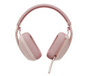 Logitech 981-001258 headphones/headset Wireless Head-band Calls/Music Bluetooth Rose
