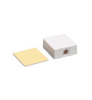 SURFACE MOUNT JACK, 6P6C, WHITE