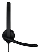 Logitech H570e Headset Wired Head-band Office/Call center USB Type-C Black