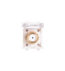 MODULE, F-TYPE, GOLD PLATED, WHITE