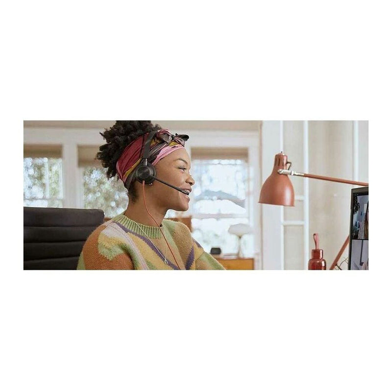 Poly Blackwire 3210 Monaural USB-C Black Headset + USB-C/A Adapter (Bulk) HP 8X2J8A6 (New)