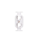 INSERT, ELECTRICAL, 2-PORT, WHITE