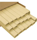 RACEWAY, .75inW X .5inH X 6'L, IVORY
