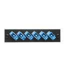 ADAPTER PANEL, 3 DUPLEX SC, 6F, BLUE, SM