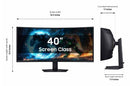 Samsung S40FG75DEN computer monitor 40" 5120 x 2160 pixels UltraWide Quad HD LCD Black