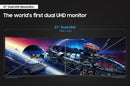 Samsung LS57CG952NNXZA computer monitor 57" 7680 x 2160 pixels Dual UHD LCD Black, White