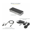 StarTech DK30C2DPEP Hybrid Universal Laptop Docking Station with 100W Power Delivery (New)