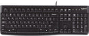 Logitech 920-002478 keyboard Office USB English Black