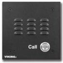Viking Electronics VoIP Speaker Phone with Call Button Black Aluminum Faceplate Flush Mount with Included Rough-In Box or Surface Mount with an Optional VE-5x5 - E-10-IP
