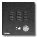 Viking Electronics Speaker Phone with Call Button & Black Aluminum Faceplate Flush Mount with Included Rough-In Box or Surface Mount with an Optional VE-5x5 with Enhanced Weather Protection (EWP) - E-10A-EWP