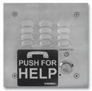 Viking Electronics VoIP ADA Compliant Stainless Steel Emergency Phone with Dialer and Voice Announcer Flush Mount with the included Rough-In Box or Surface Mount with an Optional VE-5x5 with Enhanced Weather Protection (EWP) - E-1600-30-IPEWP