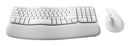 Logitech ERGO 920-013611 keyboard Mouse included Universal Bluetooth QWERTY US English White