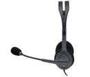 Logitech 981-000612 headphones/headset Wired Head-band Office/Call center Black