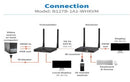 Eaton B127B-1A1-WHKVM AV extender AV transmitter & receiver Black