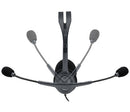 Logitech 981-000612 headphones/headset Wired Head-band Office/Call center Black