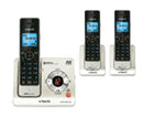 Vtech/Snom/AT&T LS6425-3 3 Handset Cordless DECT 1.9GHz Digital Integrated Answering Device with Caller ID Silver/Black - 80-7724-00