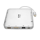 Tripp Lite U442-DOCK2-S laptop dock/port replicator Wired USB 3.2 Gen 2 (3.1 Gen 2) Type-C Silver