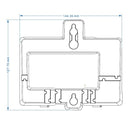 Yealink Wall Mount Bracket for SIP-T40P/G SIP-T41P/S SIP-T42G/S SIP-T43U and SIP-T44U/W - MOUNT-SIP-T42G
