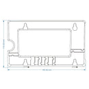 Yealink Wall Mount Bracket for SIP-T48G SIP-T48S and SIP-T48U - MOUNT-SIP-T48G