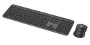 Logitech 920-012427 keyboard Mouse included Office RF Wireless + Bluetooth QWERTY English Graphite