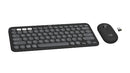 Logitech Pebble 2 Combo keyboard Mouse included Universal RF Wireless + Bluetooth QWERTY English Graphite
