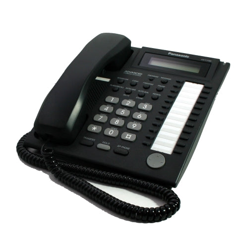 Panasonic KX-T7730X 12-Button Display Phone (Black/Refurbished)