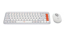 Logitech POP Icon Combo keyboard Mouse included Universal Bluetooth QWERTY English Orange, White