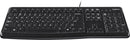Logitech 920-002478 keyboard Office USB English Black