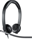 Logitech 981-000518 headphones/headset Wired Head-band Office/Call center Black