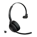 Jabra Evolve2 55 Headset Wireless Head-band Office/Call center USB Type-C Bluetooth Charging stand