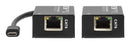 Eaton B127C-1A1-CH2 AV extender AV transmitter & receiver Black