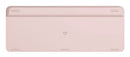 Logitech 920-011477 keyboard Universal RF Wireless + Bluetooth QWERTY US English Rose