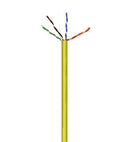 CAT6 UTP PLENUM NO SPLINE YELLOW